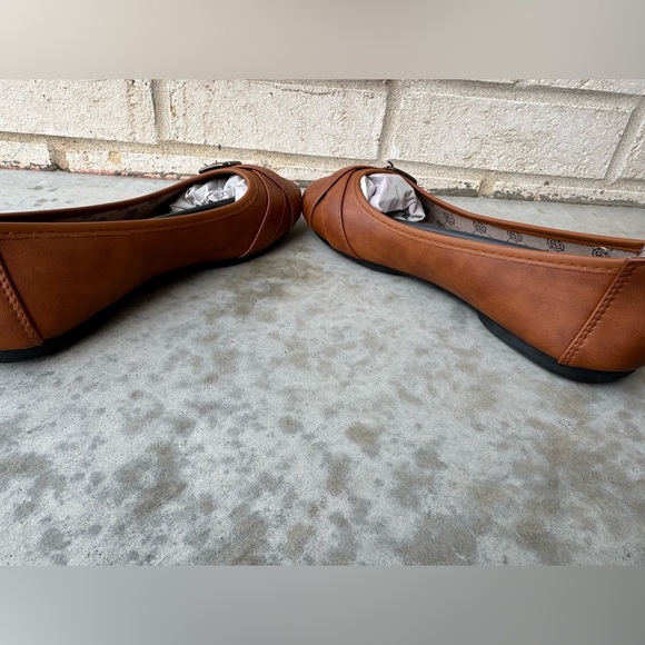 Harborsides Grape Ballet Flats buckle Brown Size 6.5W wide width NWT - Picture 5 of 8